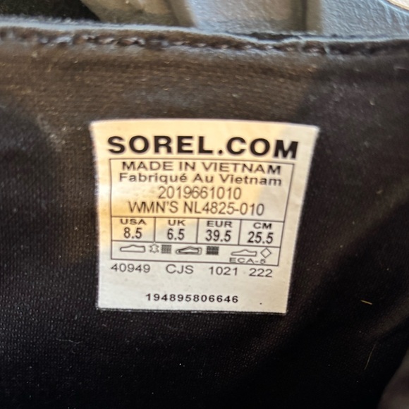 Sorel Women's Kinetic Breakthru Acadia Waterproof Sneaker Booties in Black - Picture 11 of 11